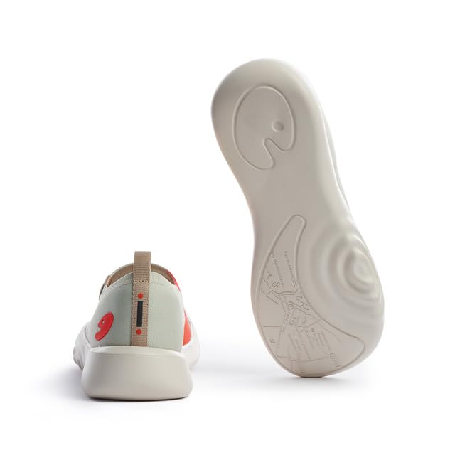 Image of UIN Shoes for Women Slip On Sneakers Comfortable Lightweight Barefoot Travel Art Painted Casual Loafers