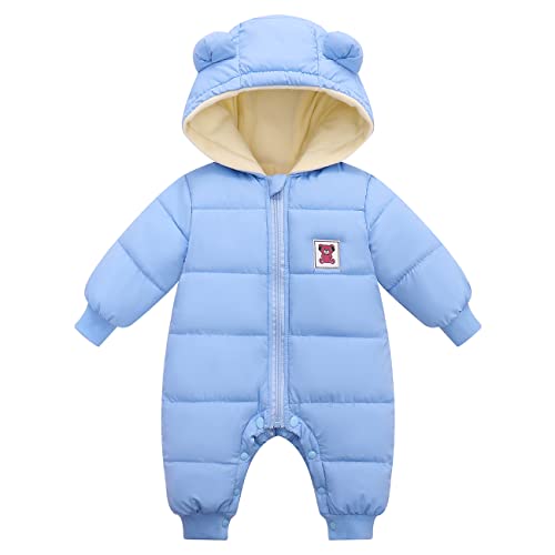 Image of Fumdonnie Cute Baby Boys Snowsuit New Born baby girls Winter Coat Toddler Clothes