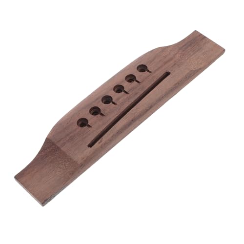 Abaodam Acoustic Guitar Bridge Replacement Rosewood Guitar Bridge Parts for String Folk Guitar Durable Enhanced Sound for Performances and Recording