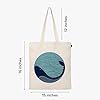 Eco Right Aesthetic Canvas Tote Bag for Women, Cute, Trendy & Reusable Cotton Bags for School, Shopping, Gym, Library and Beach, Perfect for Groceries, Gifts for Teachers #1