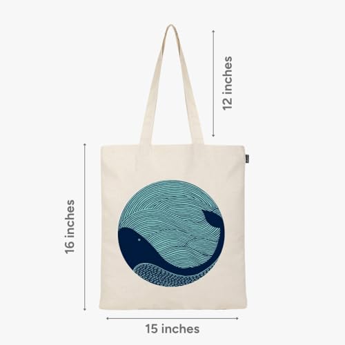 Eco Right Tote Bag for Women, Reusable Grocery Bag, Canvas Tote Bag for Shopping, Cotton Bag for Daily Use, Gifts for Women