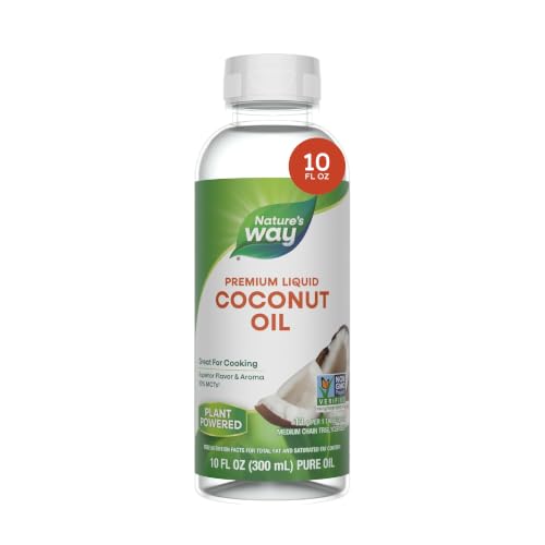 Nature's Way Liquid Coconut Oil, Oil for Cooking, Superior Flavor, 10 Fl Oz - image 1