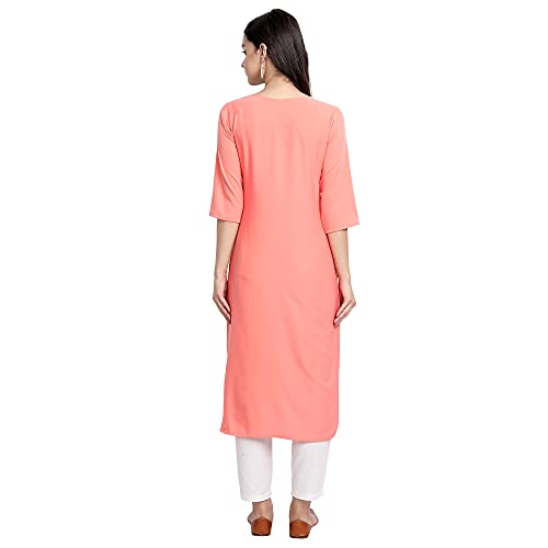 Image of Women's Crepe Straight Kurta