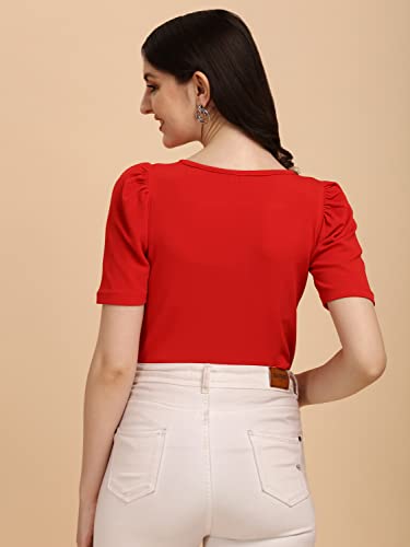 Image of Wedani Women's Solid Regular Fit Blouse