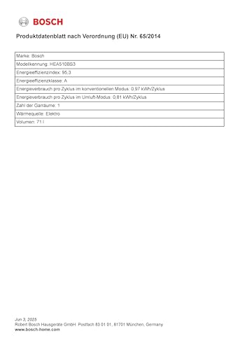 Bosch HND210CS63, Einbau-Herd-Set, Einbau-Herd 60 cm, HEA510BS3, Serie 2, 3D-Heißluft, Versenkknebel, Edelstahl & Elektro-kochfeld 60 cm, NKE611GA2E, Serie 4, Herdgesteuert, Rahmenlos