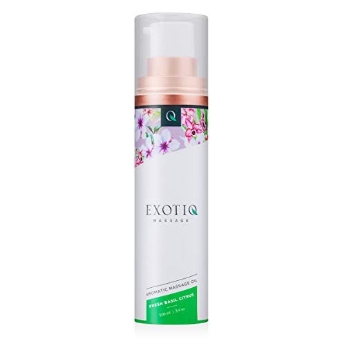 Exotiq Aromatisches Massageöl - Basilikum-Zitrus - 100ml