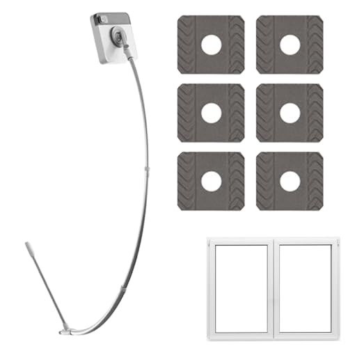 Kit para el lavado de cristales - Limpiador de alcance telescópico, dispositivo de limpieza manual, cabezal limpiaparabrisas con hoja en, solución higiénica para áreas altas, aparato ligero con Impu