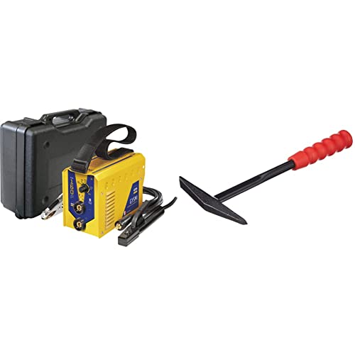 GYS - Gysmi 160P - Poste à Souder - inverter - MMA - Ø 1, 6 à 4 mm - 230V - Livré avec cables de masse et Porte Électrodes en Valise & Marteau à Piquer
