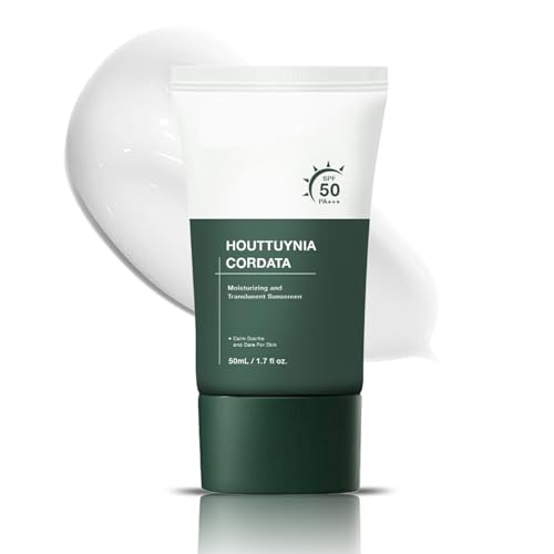 Silky Moisture Sunscreen, Moisture Daily Sunscreen, Korean SPF 50+ PA++++ Clear Filter Sun Essence, No White Cast, Hydrating, Moisturizing, Cools Down, Light Finish
