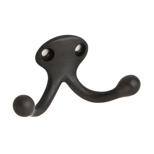 SCHLAGE Ives by Schlage 582MB10B Double Wardrobe Hook - image 1