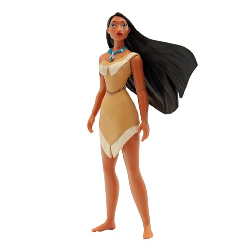 Bullyland 11355 Figurine Pocahontas de Walt Disney Pocahontas, env. 10 cm, fidèle aux détails, idéal comme Petit Cadeau pour Les Enfants à partir de 3 Ans
