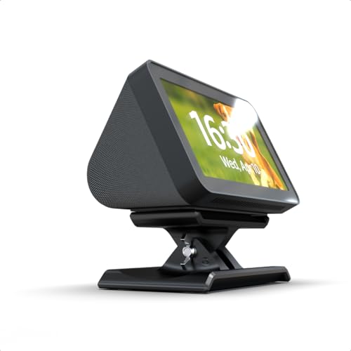 Sculpy Base Suporte Ajustável Magnético para Alexa Echo Show 5 1ª e 2ª Geração Preto