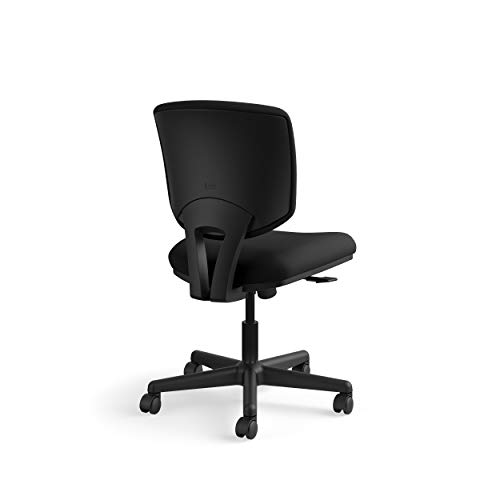 Hon H5703.Ga10.T Volt Task Chair - Armless Office Chair For Computer Desk, Black Fabric (H5703 ) #TOP2