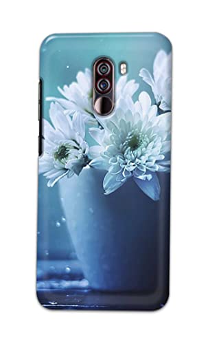 Image of PRINTFIDAA Flowers in The Glass On The Table Printed Designer Hard Back Case Cover for Xiaomi Poco F1, Xiaomi Pocophone F1 -(SS) MVN1002