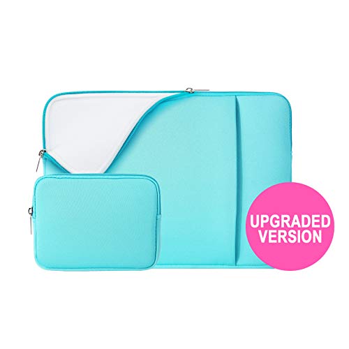 RAINYEAR 11 Inch Laptop Sleeve Case Soft Lining Cover Bag with Front Pocket & Accessories Pouch,Compatible with 11.6