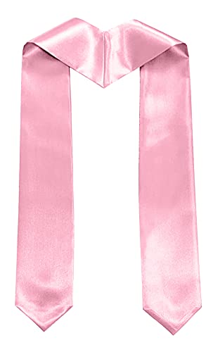 Image of Plain Graduation Stole Sash 60 Inch Unisex Adults Solid