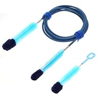 CPAP Schlauch Reinigungsbürste Doppelseitige Schlauchbürste CPAP Reinigungsset CPAP Schlauch und Maskenreinigungsbürste Geeignet für Alle CPAP Schlauchtypen