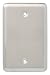 Brainerd 126441 Stamped Steel Round Single Blank Wall Plate, 1 per pkg