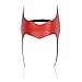 Bulex Wanda Maximoff Headpieces Cosplay Costumes Mask Crown Prop Halloween Vision Latex Headgear(A)
