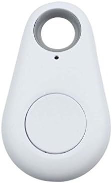 Mini Wireless Phone Bluetooth 4.0 Tracker Alarm iTag Key Finder Voice Recording for Anti-lost Selfie Shutter For ios Android Smartphone For Children Key Wallet Car Locating Pet (White2)