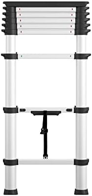 COSCO SmartClose 8.5-ft Telescopic Ladder, 300 lb. Weight Capacity, ANSI Type 1A Rating (Aluminum), 12 ft Reach Height COSCO SmartClose 8.5-ft Telescopic Ladder, 300 lb. Weight Capacity, ANSI Type 1A Rating (Aluminum), 12 ft Reach Height