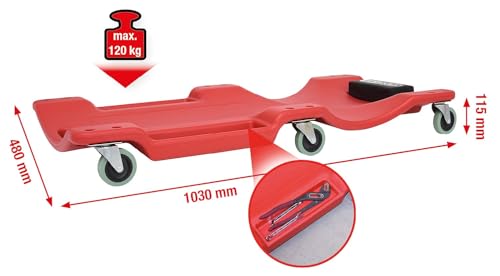 Chariot de visite KS Tools 500.8090 ergonomique à 2 bacs intégrés