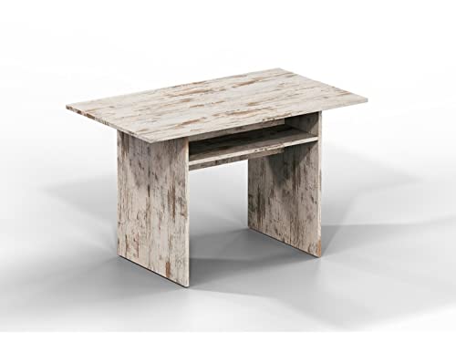 Casabianca Furniture Ritz Vintage White Wash Extendable Console/Dining Table By Talenti Casa, #TOP1