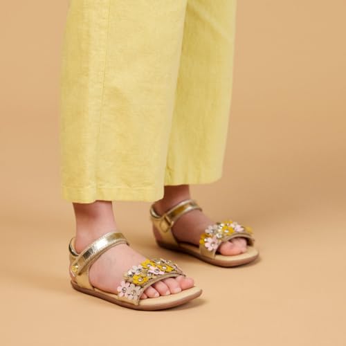 GIOSEPPO Girl's Sneaker Flat Ballet, Gold, 11 us Little Kid3