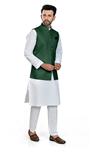Image of BE ACTIVE Mens Nehru Jacket For Men|| Linen Waistcoat for Ocassion|| Mens Nehru Jacket