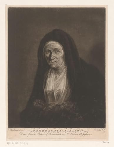 Portrait d'une vieille femme Charles Phillips grand poster pour mur vide