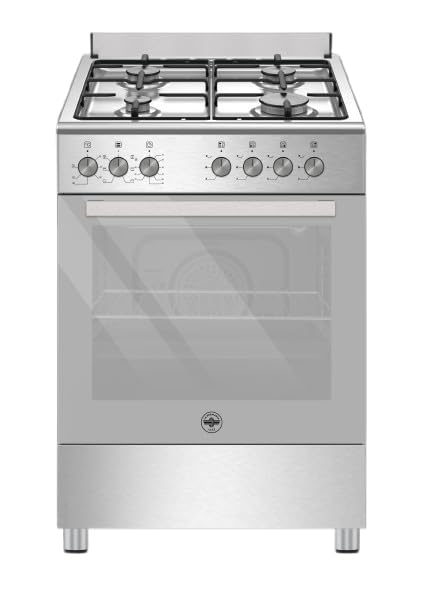 Bertazzoni La Germania SE664EX/24 Cuisinière Électrique Gaz Acier Inoxydable