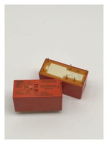 Relais RT314012 12VDC lot de 10 pièces de puissance 16A à 8 broches