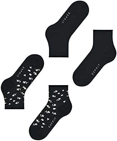 ESPRIT Women's Short Socks, Opaque (pack of 2)