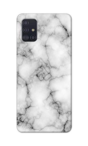 Image of Light White Marble Texture Natural Pattern Hard Back Case Cover for Samsung Galaxy M31S Back Cover -(J5) VNS2230