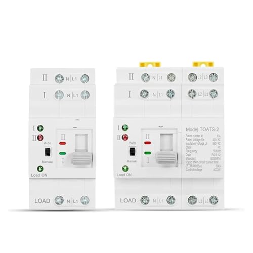 Commutateur de transfert automatique ATS 2P 63A 220V inverseur source