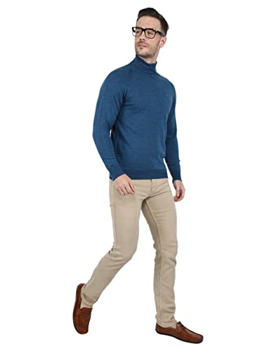 Image of Monte Carlo Men Wool High Neck Pullover Sweater