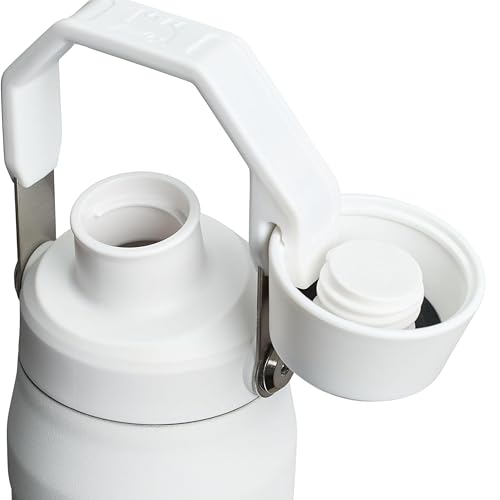 Image of Stanley IceFlow Flip Straw 2.0 Water Bottle 24 OZ | Built-In Straw with Larger Opening | Lightweight & Leak-Resistant | Insulated Stainless Steel | BPA-Free | Frost (Pack of 4)