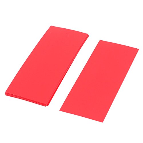 Sourcingmap tubo termorestringente rosso in PVC