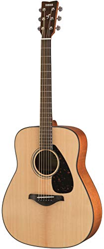 Yamaha FG800 Guitare Folk Finition Naturelle Mate – Guitare acoustique avec une sonorité riche et authentique – Guitare pour débutants, adultes & adolescents – Guitare 4/4