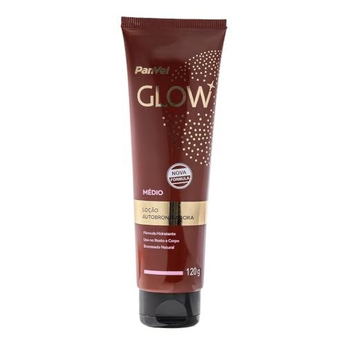 LOÇÃO AUTOBRONZEADORA PANVEL GLOW MÉDIO 120G