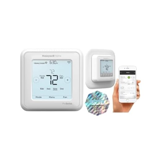 Honeywell TH6220WF2006/U Lyric T6 Pro Wi-Fi Programmable Thermostat with Stages Up to 2 Heat/1 Cool Heat Pump or 2 Heat/2 Cool Conventional with Large Wall Plate & Extended Warranty