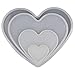 4Set Love Heart Shape Epoxy Mold - Size 18cm, 15cm, 10cm, 5.2cm DIY Resin Casting Silicone Mold (Not Deep Heart)