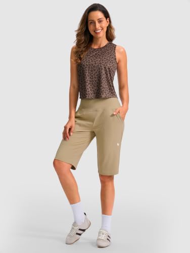 Image of SANTINY 14 inch /12 inch Long Shorts for Women