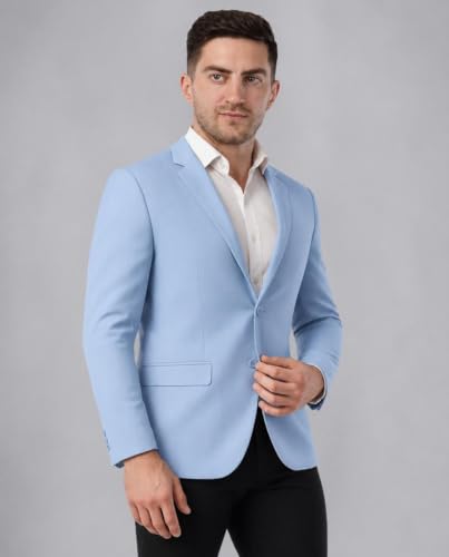 Image of SaintX Men's Formal Blazer | Fully Lined | Slim Fit | Professional Jacket | Premium Business Formal Suit | Office | Wedding | All Purpose
