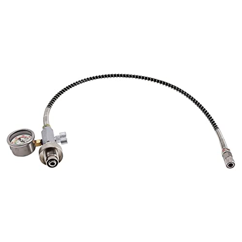 Yzibei New Upgrade HPA Fill Station Charging Adaptor Adaptor From Scuba Tank W/Din 232/300Bar Connector for PCP Refill - Image 9