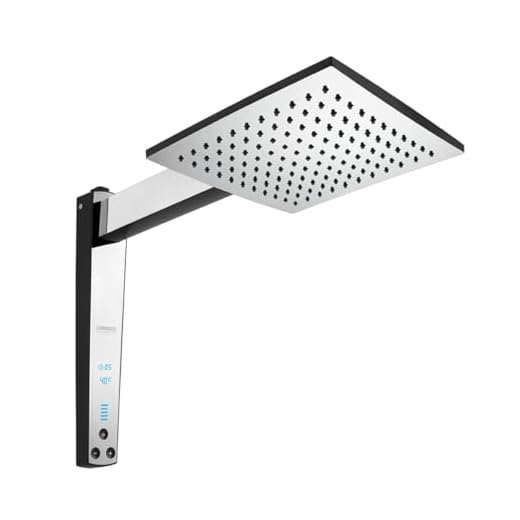 Chuveiro Acqua Century Digital Preto Cromado 220V 7500W Lorenzetti