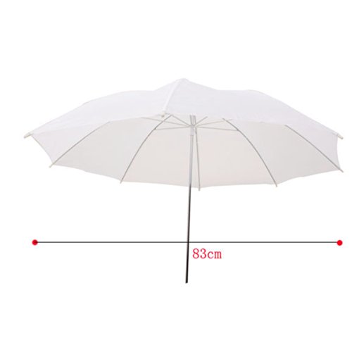 Image of Photography Umbrella, 33in Soft Diffuser Translucent Photo Umbrella Flash Umbrella with 0.3in Shaft Diameter Studio Lighting Equipment for Photo and Video Studio