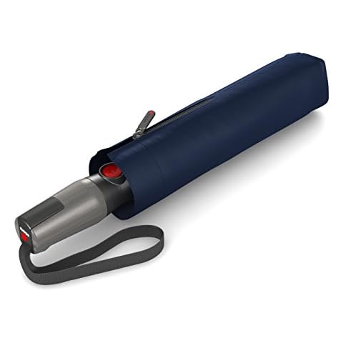 Paraguas plegable Knirps T.400 Extra Large Duomatic, Azul (Navy) Cover