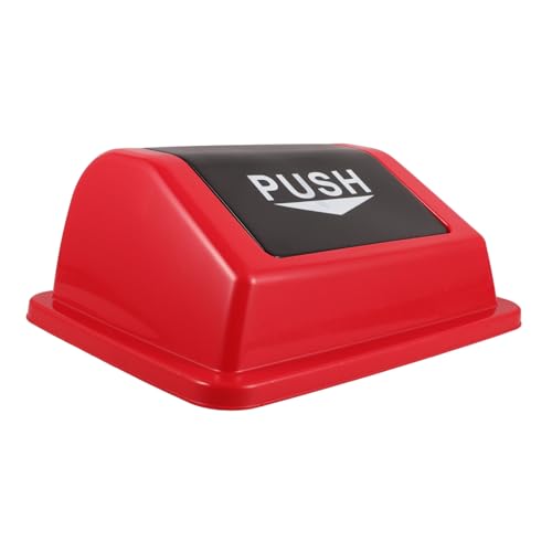 PRETYZOOM Trash Can Lid Replacement Plastic Cover for Garden and Home Use Easy to Exchange and Reliable Waste Bin Lid for Outdoor and Indoor Trash Buckets