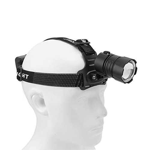 Linterna frontal LED recargable ajustable para evitar caídas en senderos oscuros 6